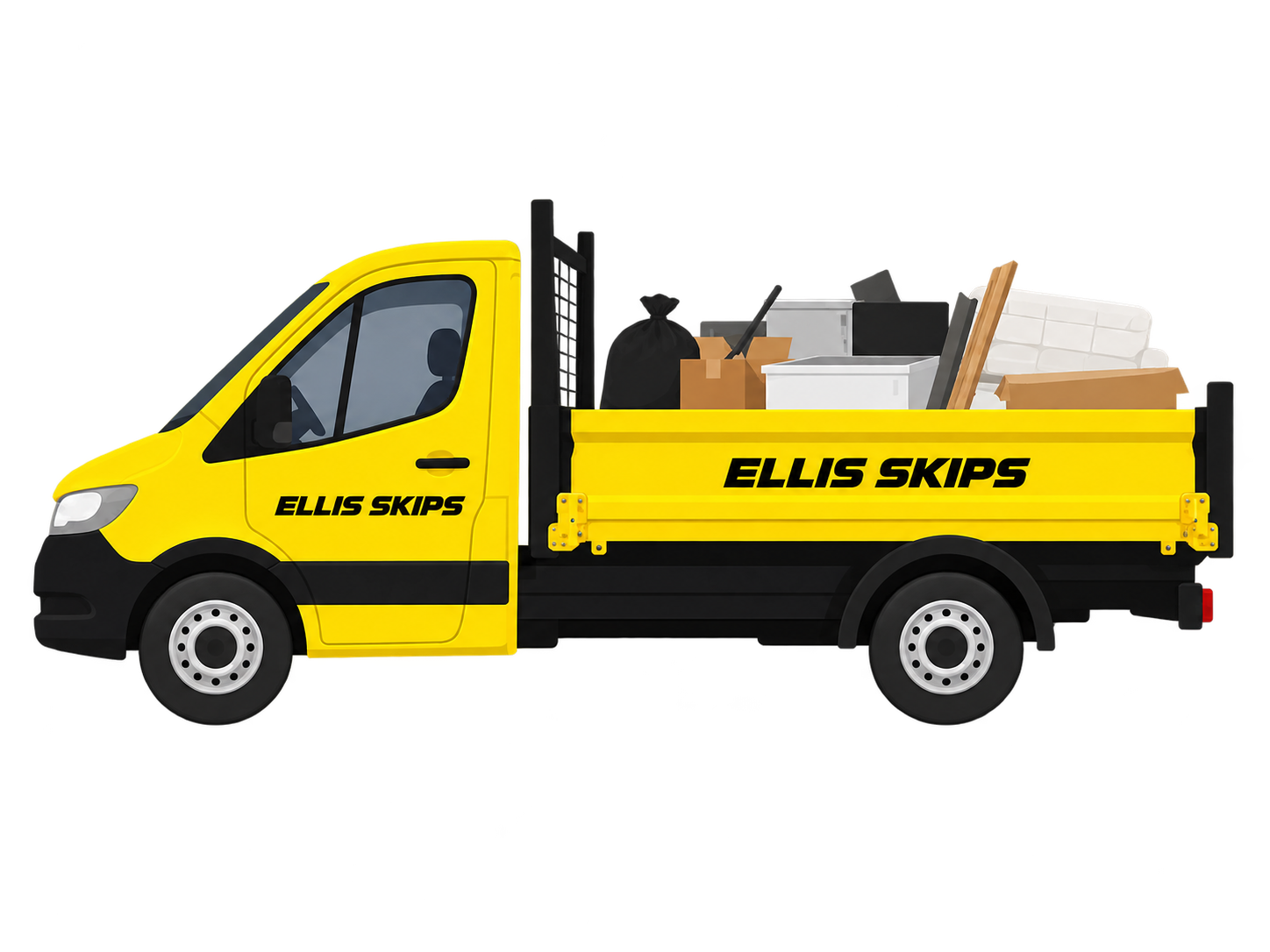 Ellis Skips man with a van collection
